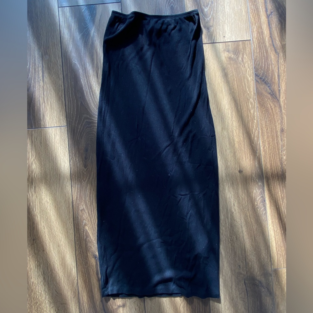 ASOS Ribbed Body Con Maxi Skirt